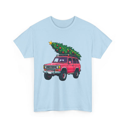 Pink SUV Christmas Tree Tee