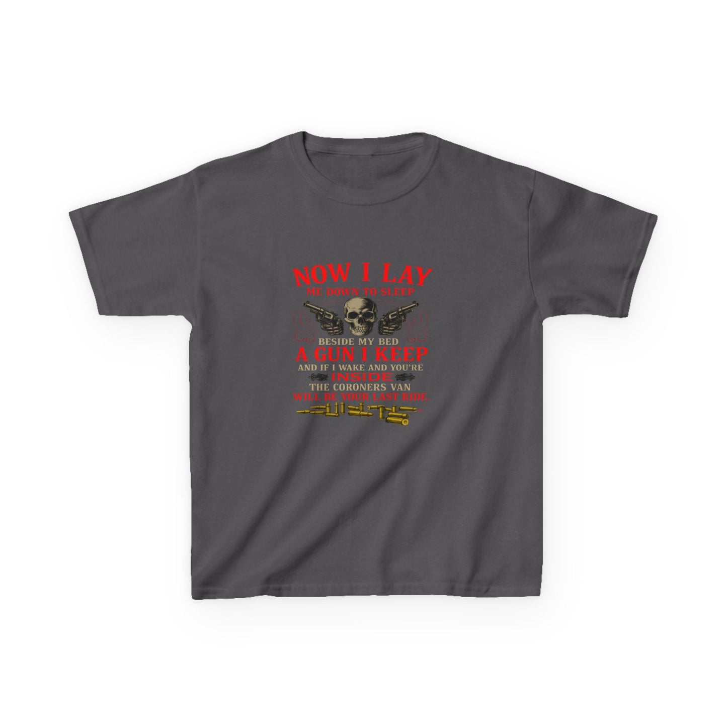 Now I Lay Me Down to Sleep - Dinosaur Skull Tee