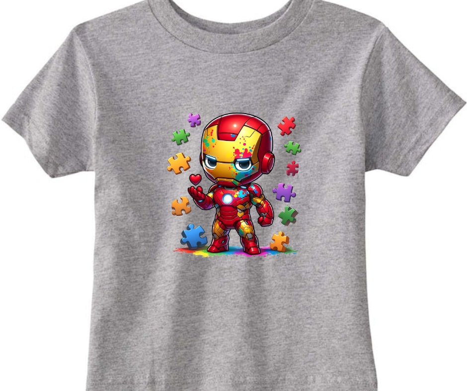 Ironman Autism Kid T-Shirt