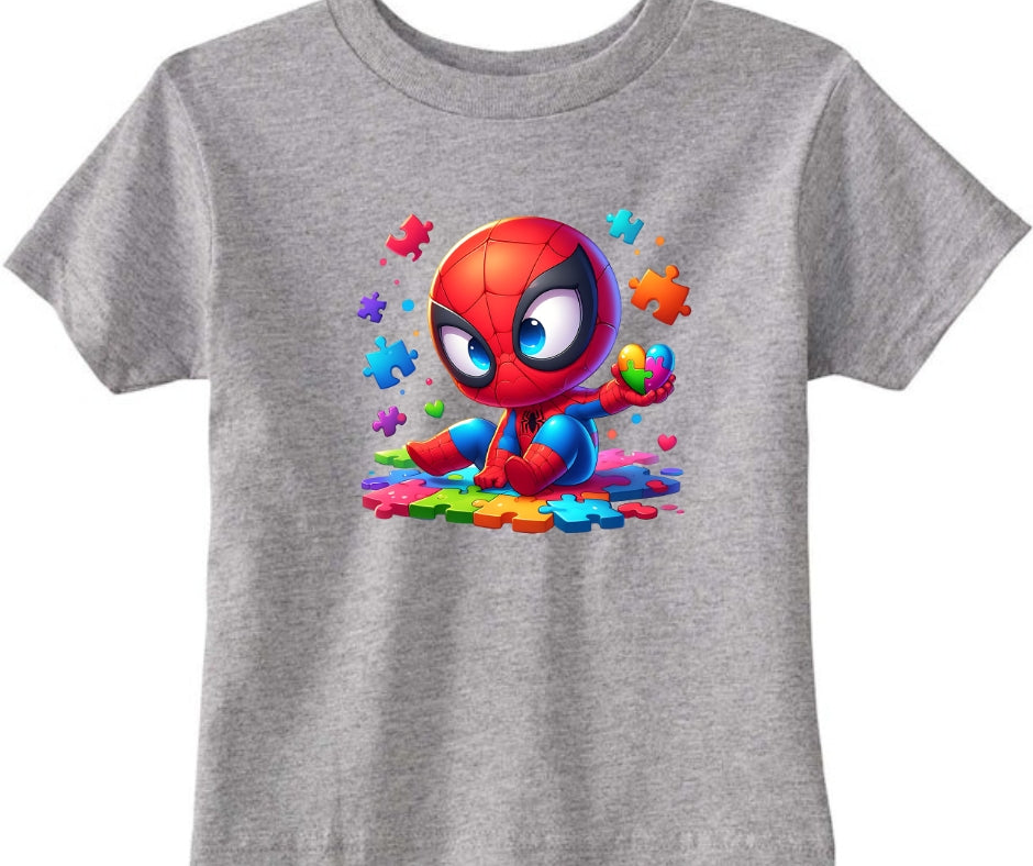 Spiderman Autism Kid T-Shirt