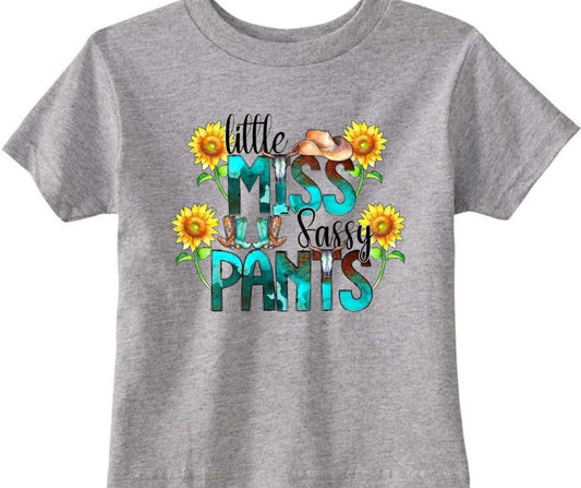 Little Miss Sassy Pants Kid T-Shirt