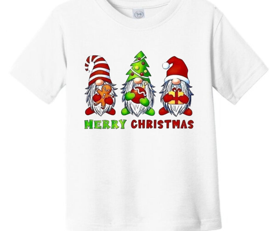 Gnome Merry Christmas Kid T-Shirt