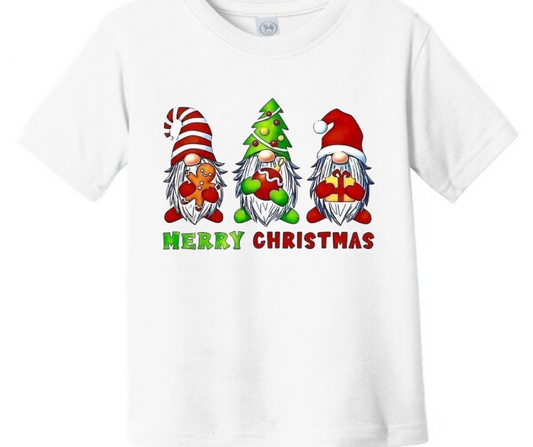 Gnome Merry Christmas Kid T-Shirt