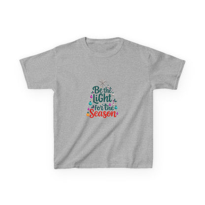 Be the LIGHT Christmas Tree Dino Kids Tee