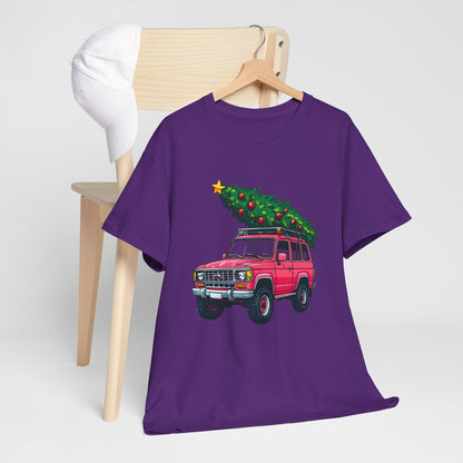 Pink SUV Christmas Tree Tee
