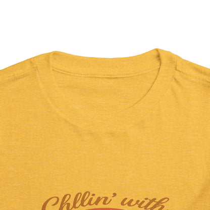 Chillin' With Snowmies Toddler Christmas Tee