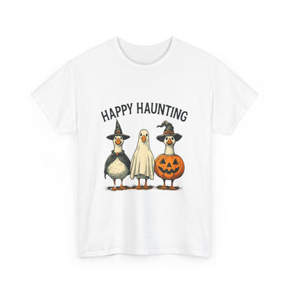 Happy Haunting Geese Halloween Tee