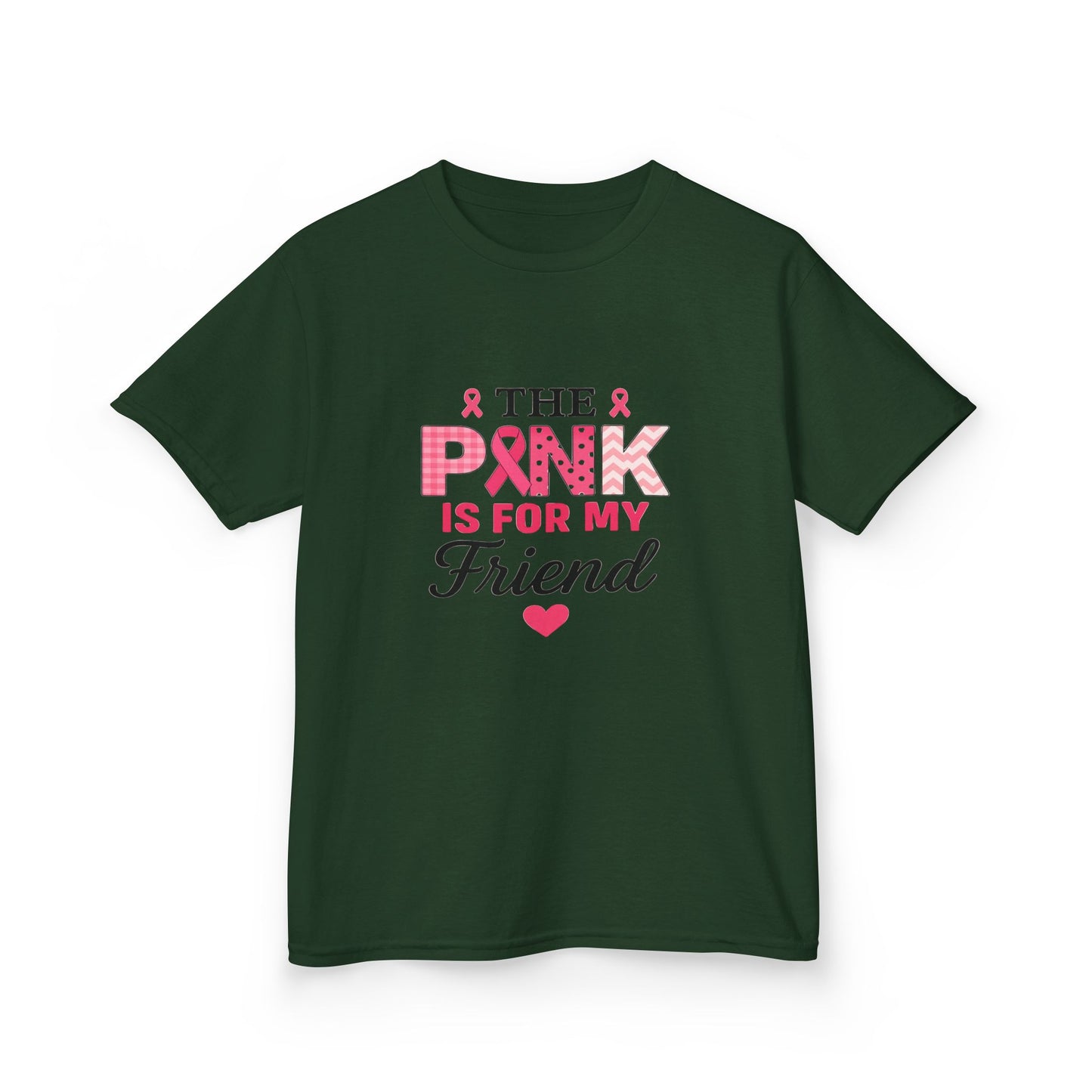 Pink Ribbon Dinosaur Christmas Tee - For My Friend