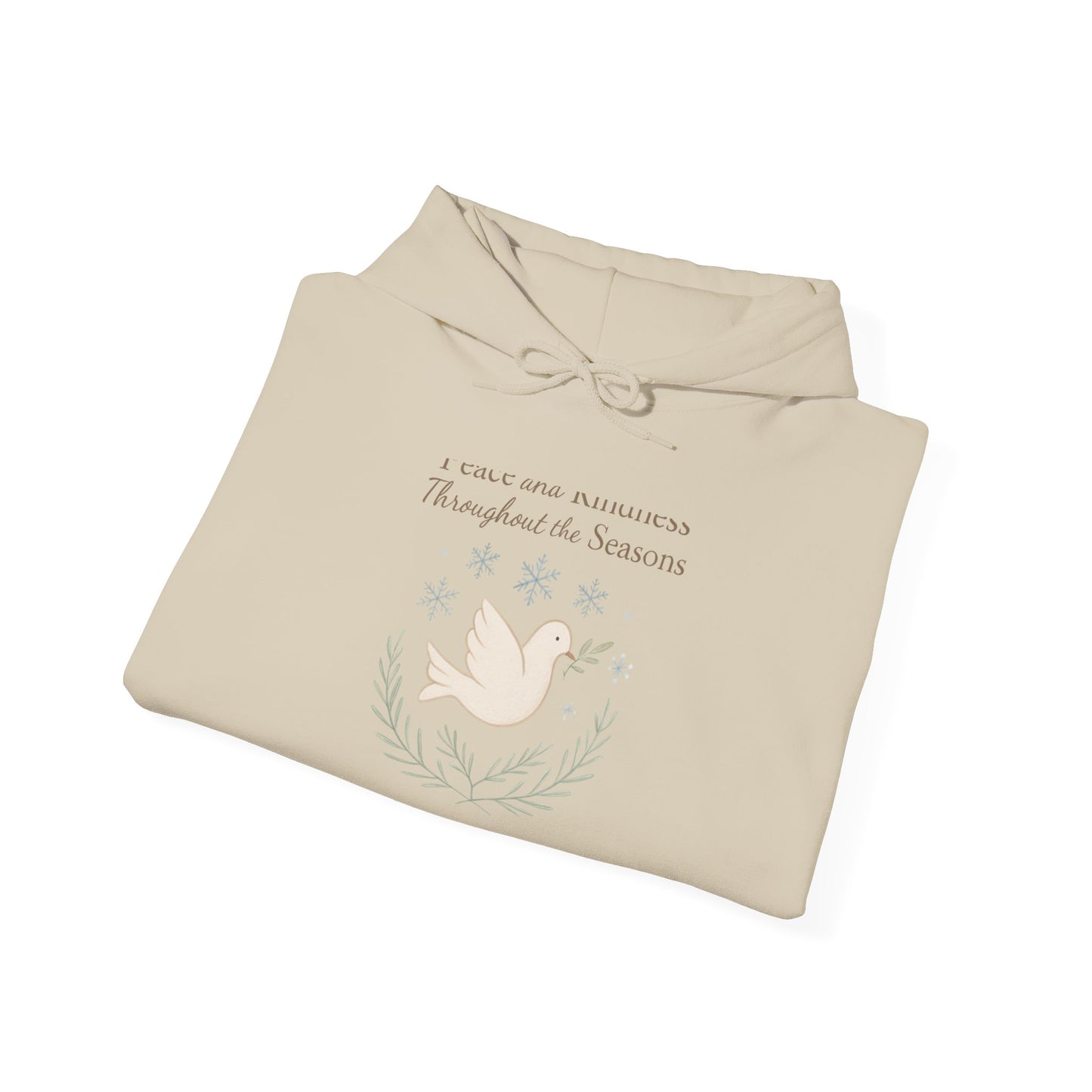 Holiday Peace Dove Hoodie — "I will not mention Thanksgiving Season" Cozy Pullover