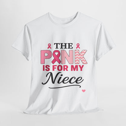 Pink Ribbon Niece Tee - Breast Cancer Awareness