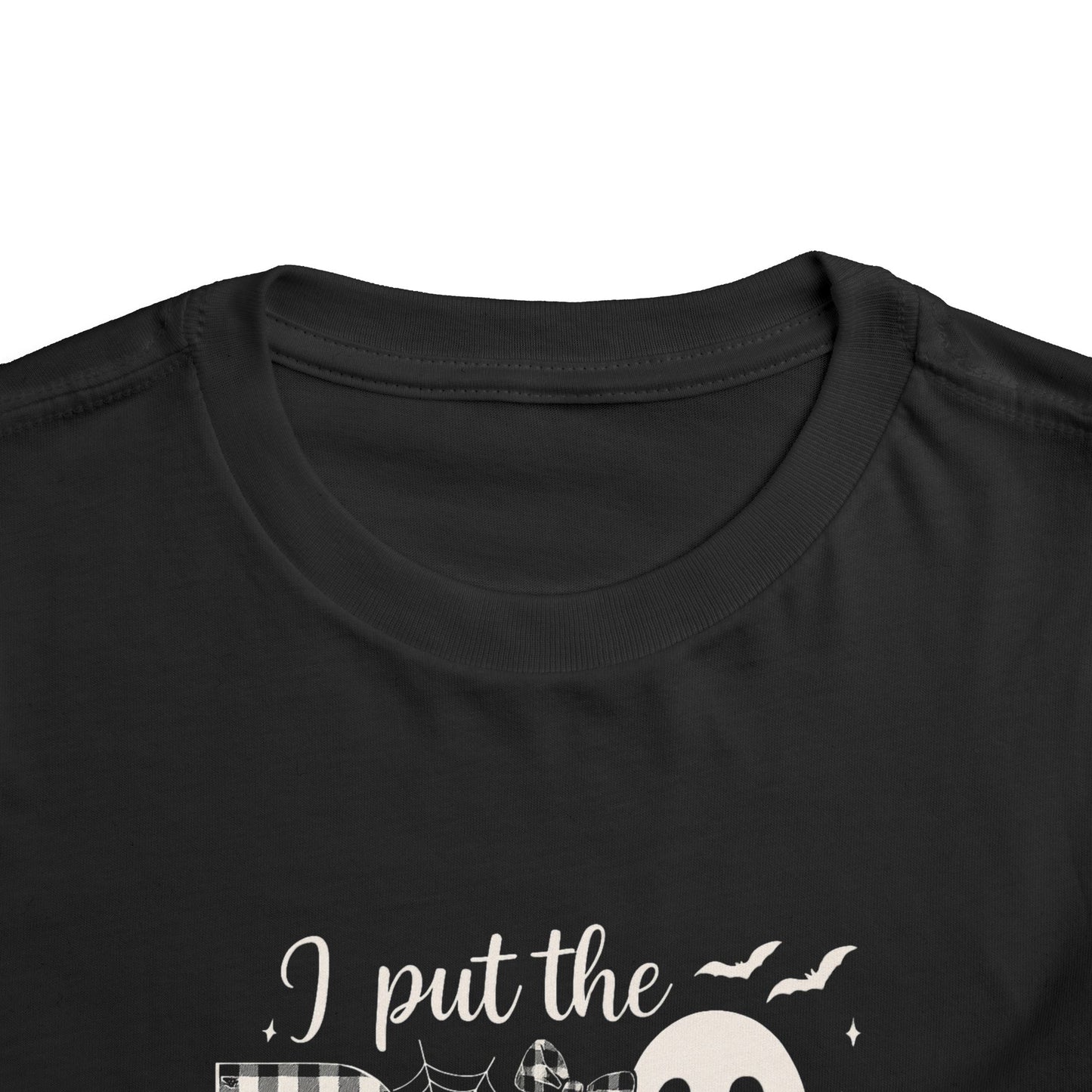 Boujee Halloween Toddler Tee: I Put the B in Boujee