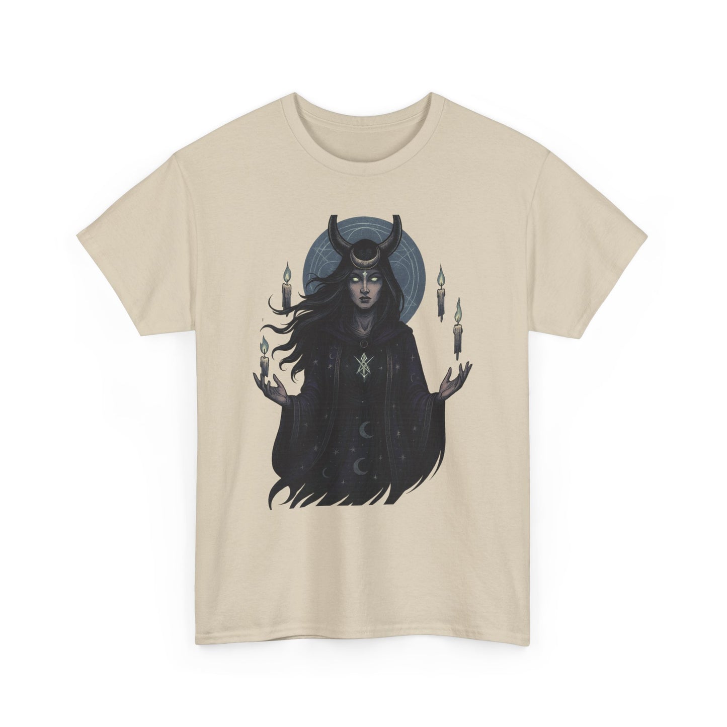 Moonlit Sorceress – Enchanted Candlelight Tee