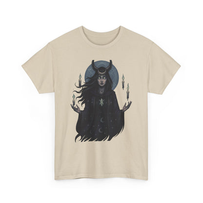 Moonlit Sorceress – Enchanted Candlelight Tee