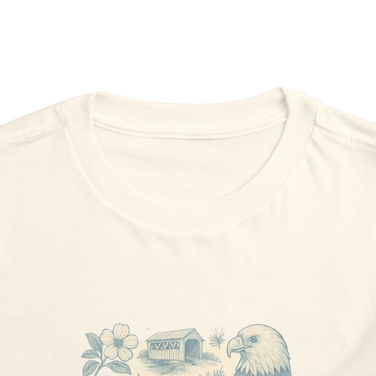 Toddler Tee - NC Landmarks Vintage First in Flight Design