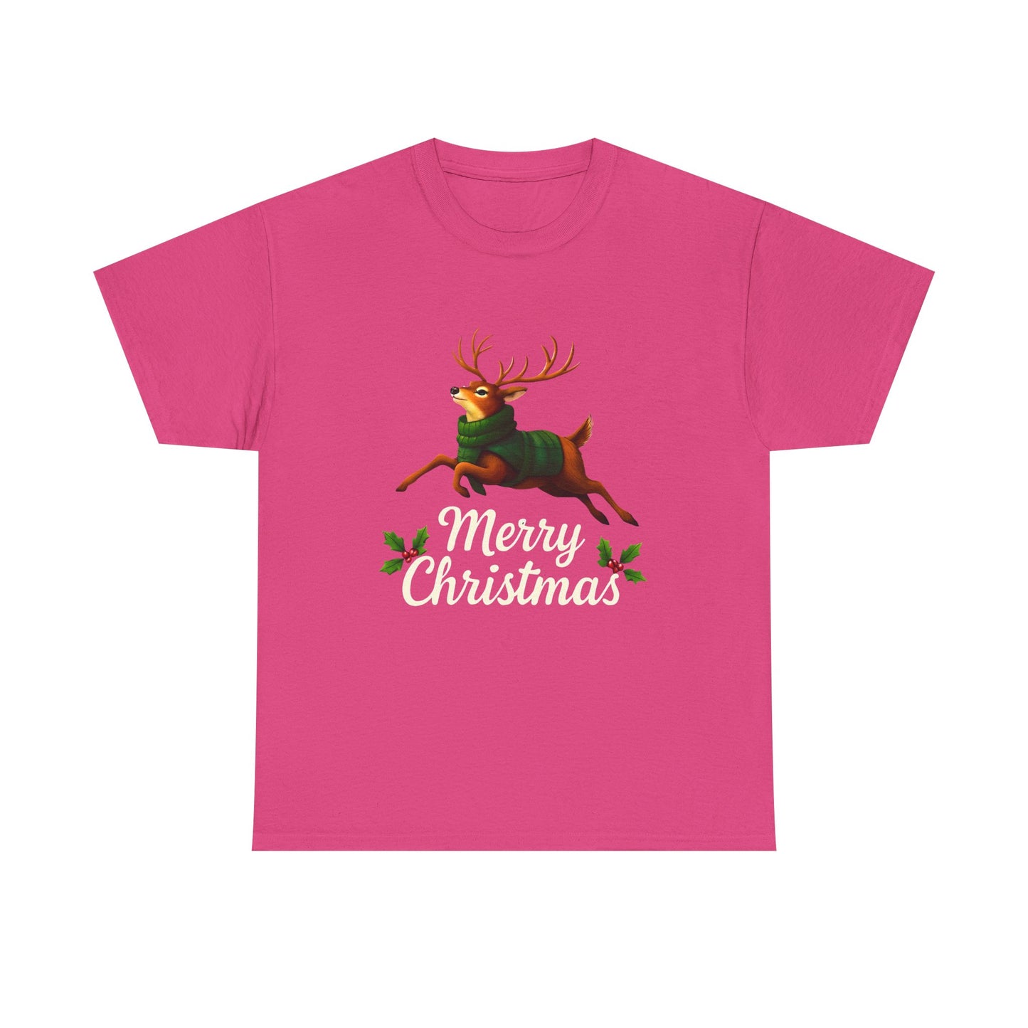 Merry Christmas Reindeer Tee