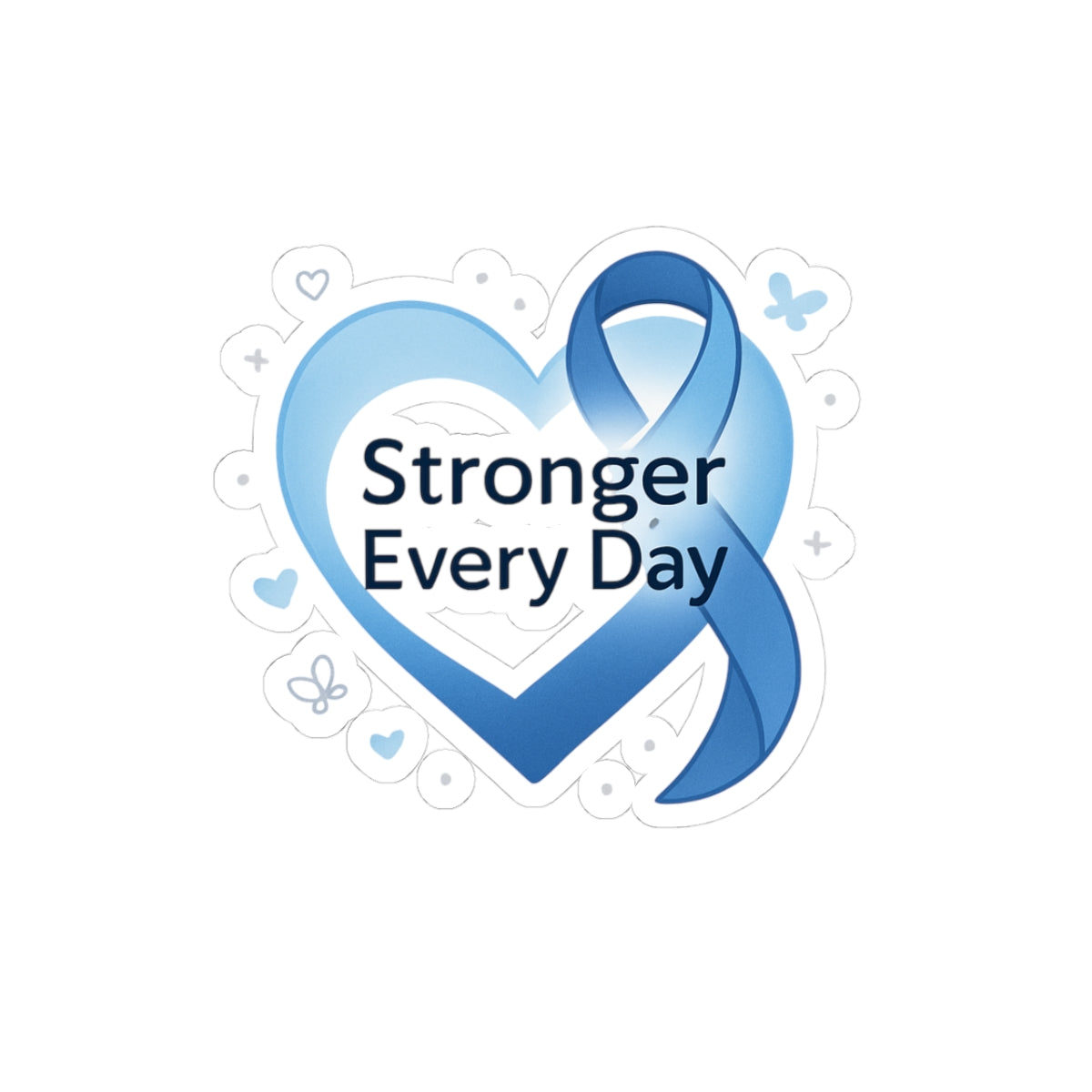 Sticker - Diabetes Stronger Every Day Kiss-Cut Stickers