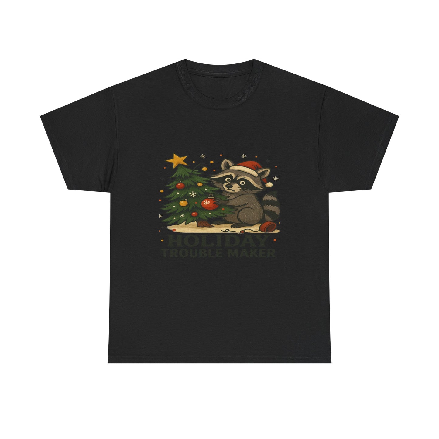 Christmas Raccoon Tee