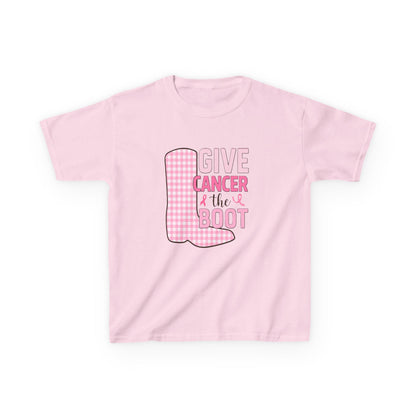 Give Cancer the Boot: Dinosaur Christmas Tee
