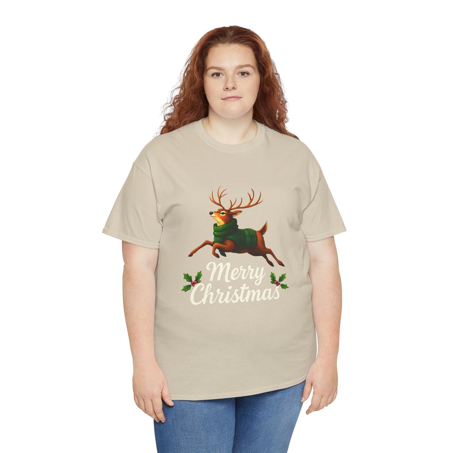Merry Christmas Reindeer Tee