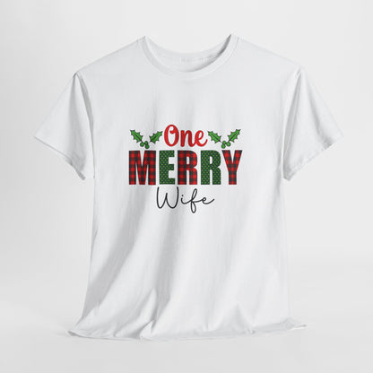 One Merry Wife Christmas Tee