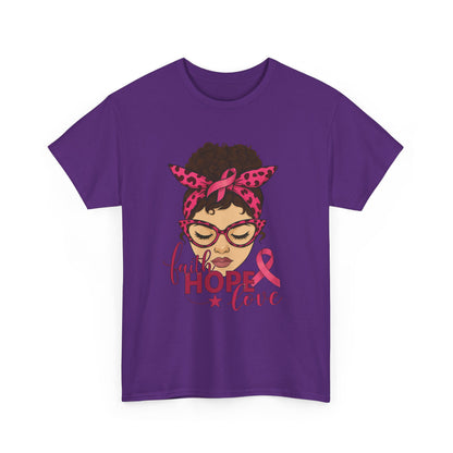 Hope, Faith, Love: Breast Cancer Awareness Tee