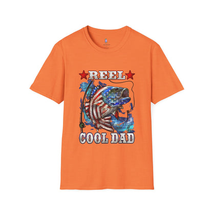 Reel Cool Dad T-Shirt | Fishing Gift | Father's Day Tee | Unisex Casual Wear | Outdoor Adventure Shirt | Dad Humor Clothing