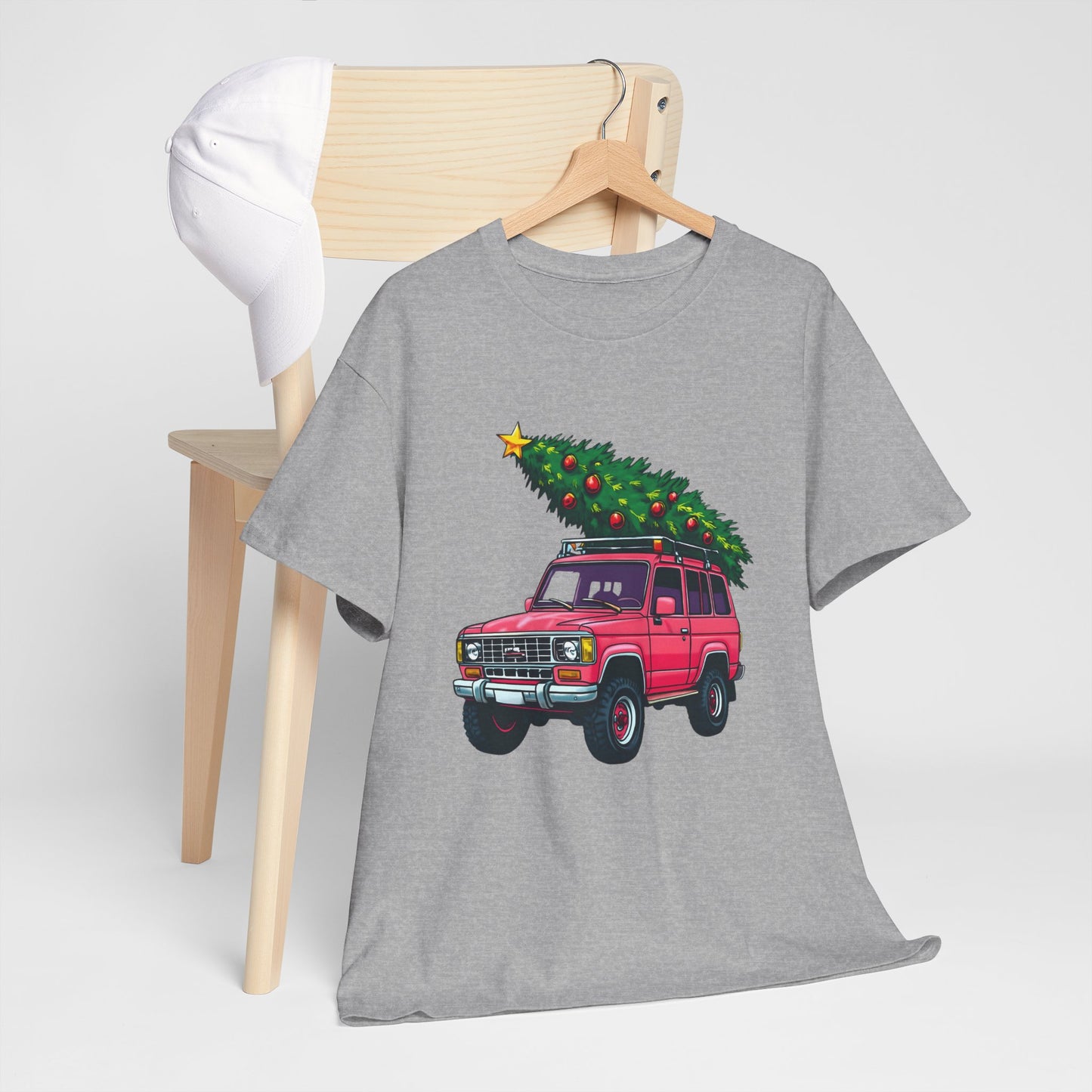 Pink SUV Christmas Tree Tee