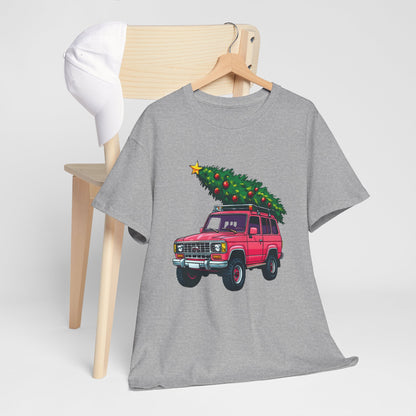 Pink SUV Christmas Tree Tee