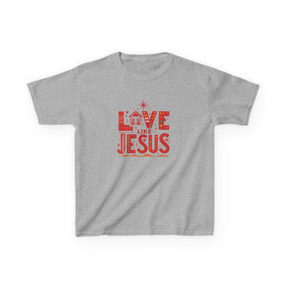 Love Like Jesus Christmas Dinosaur Kids Tee