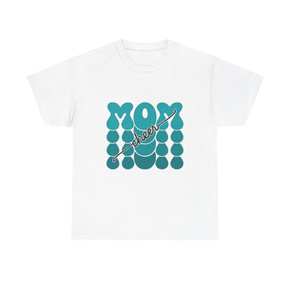 MOM Cheer – Turquoise Spirit Tee