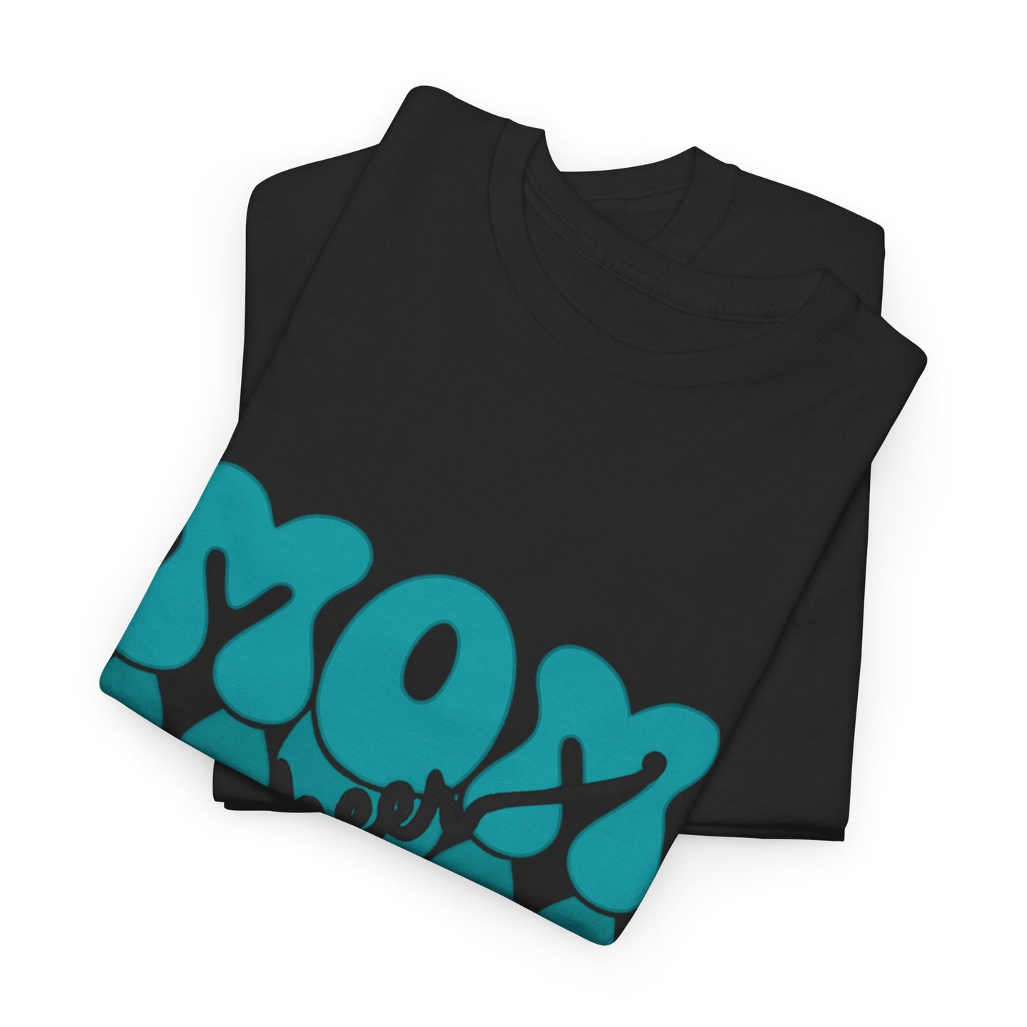 MOM Cheer – Turquoise Spirit Tee