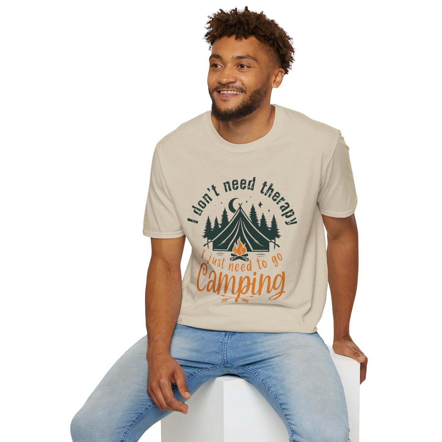 Camping Therapy Unisex T-Shirt | Outdoor Enthusiast Gift | Nature Lover Tee | Adventure Shirt | Camping Apparel