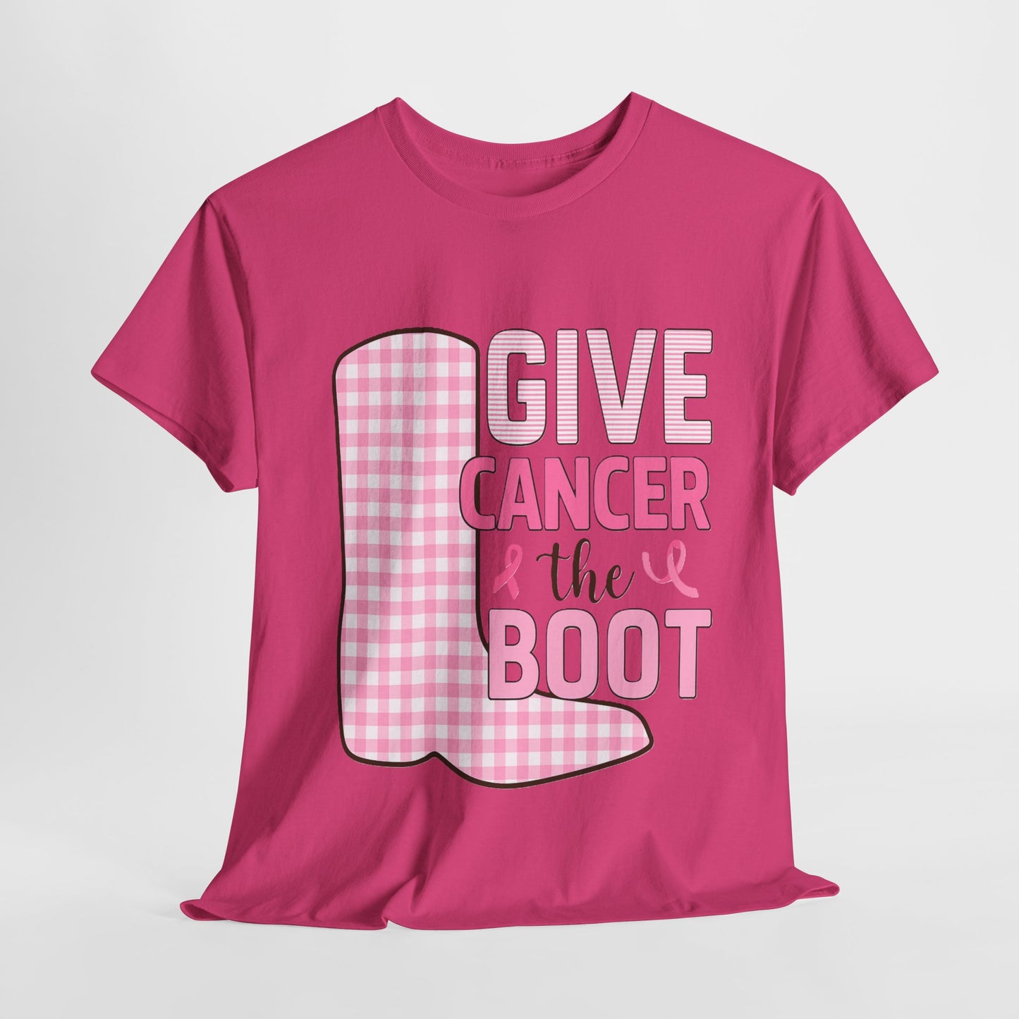 Give Cancer the Boot - Breast Cancer Awareness Tee