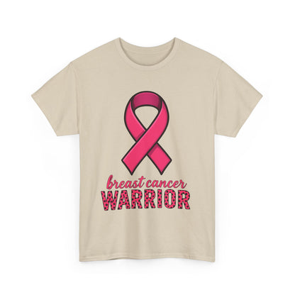 Breast Cancer Warrior Pink Ribbon Tee