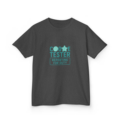 Cookie Tester Dinosaur Christmas Kids Tee