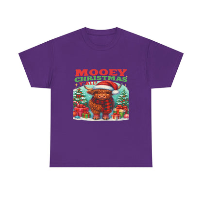 Christmas Highland Cow Tee