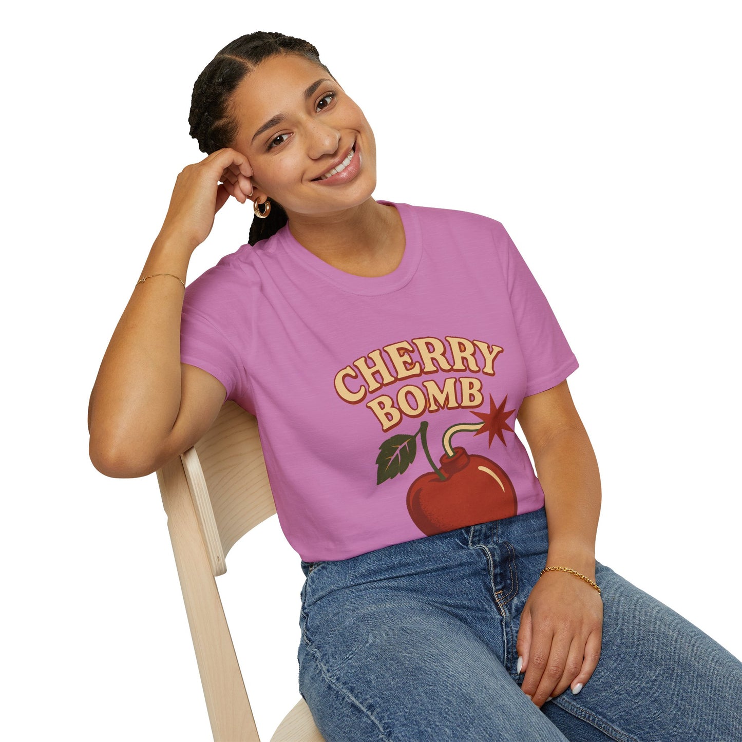 Cherry Bomb Soft Style T-Shirt for Women