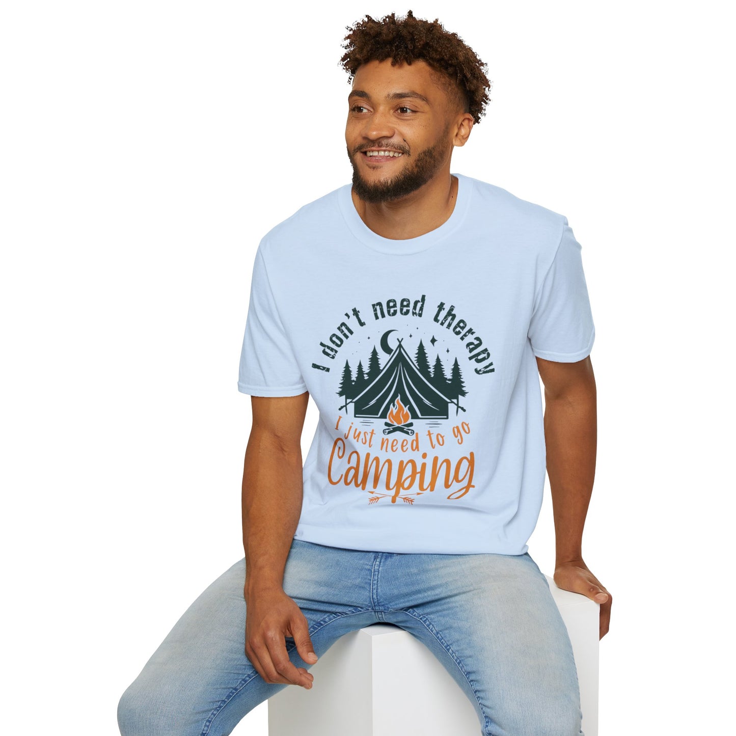 Camping Therapy Unisex T-Shirt | Outdoor Enthusiast Gift | Nature Lover Tee | Adventure Shirt | Camping Apparel