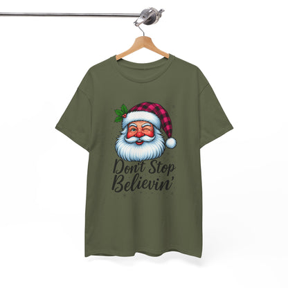 Santa Believin' Pink Holiday Tee