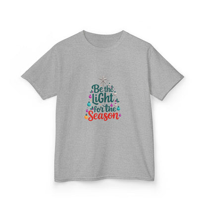Be the LIGHT Christmas Tree Dino Kids Tee