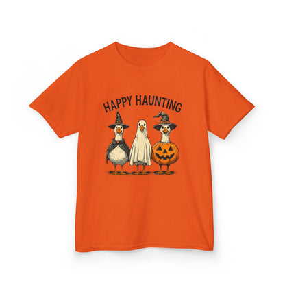 Happy Haunting Goose Halloween Kids Tee