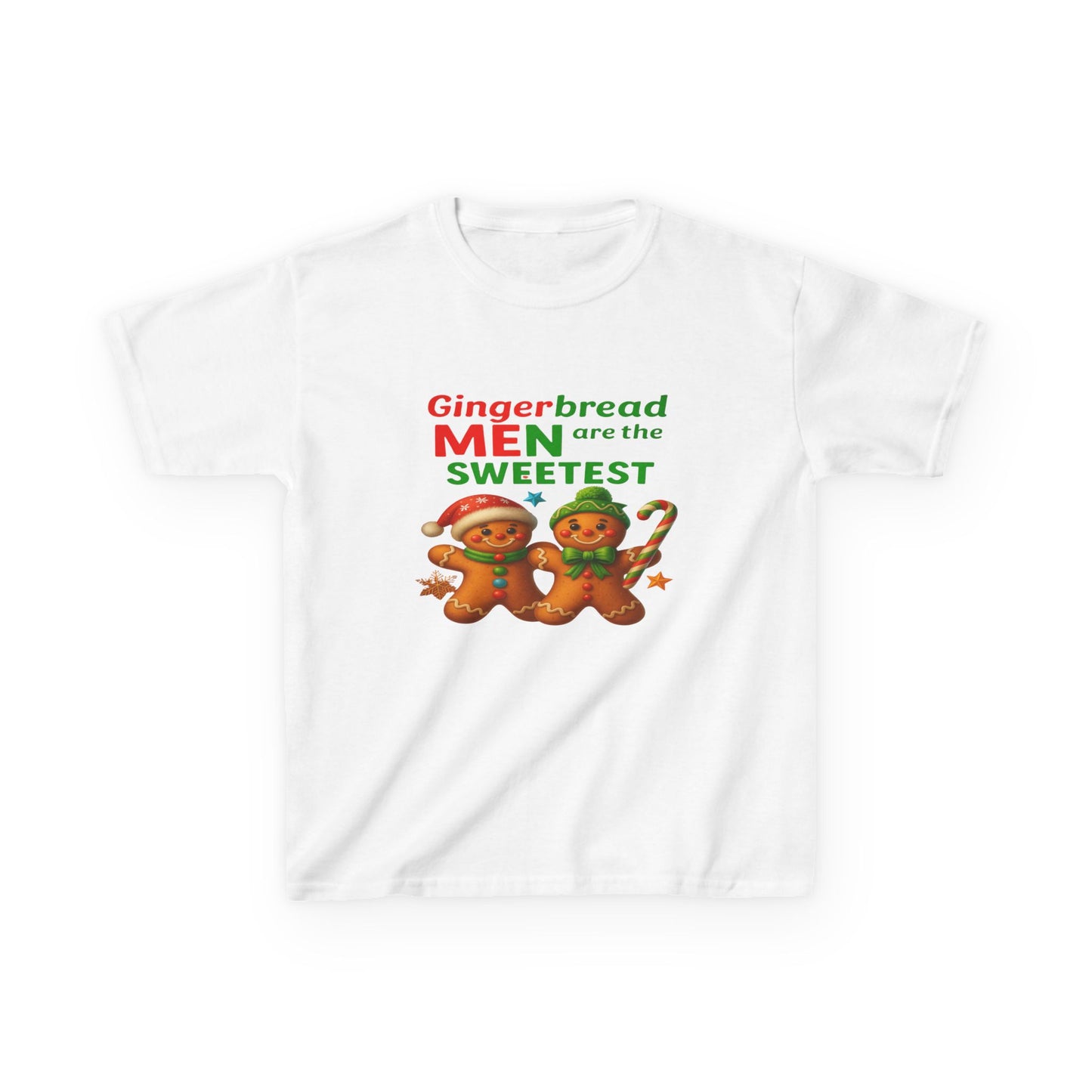 Gingerbread Men Christmas Tee - Sweetest Kids Shirt