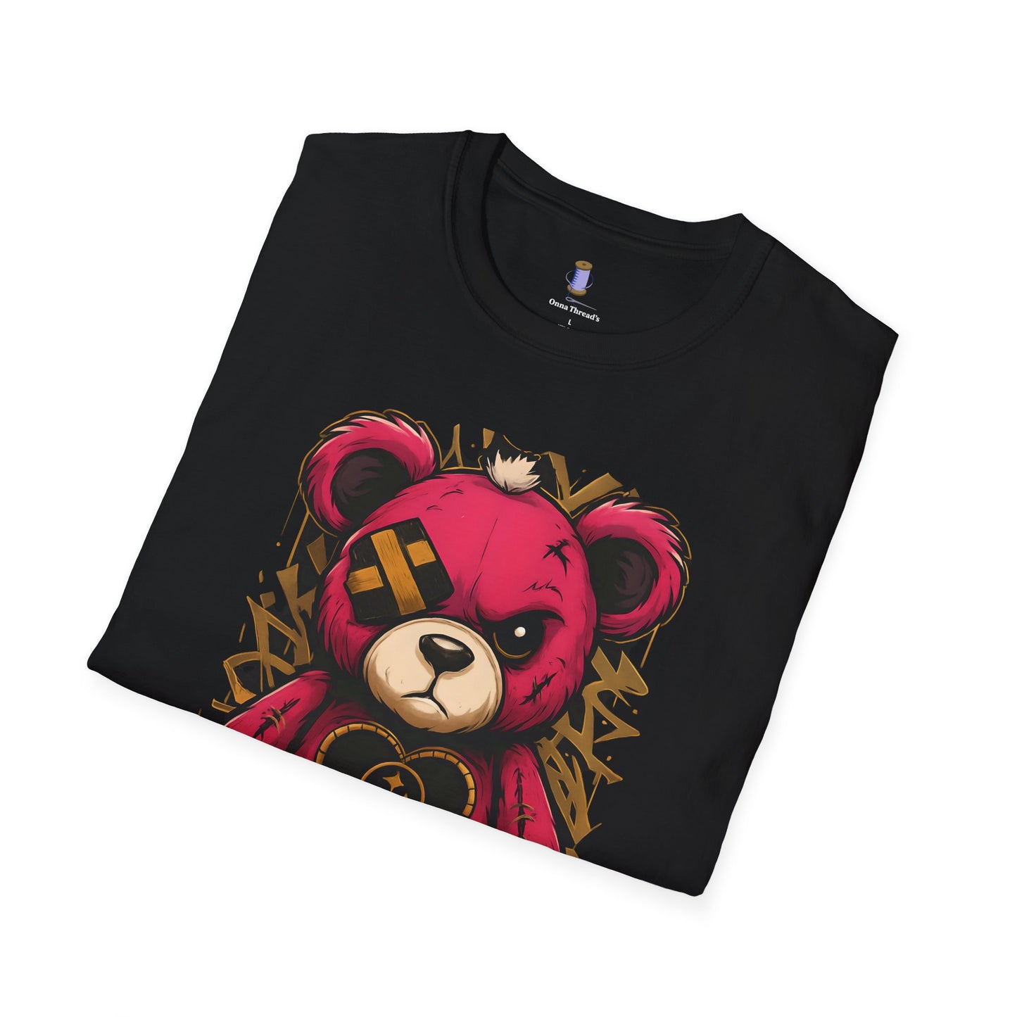 Cute Teddy Bear Graphic Tee, Soft Unisex Shirt, Casual Wear, Unique Gift, Gift for Her, Holiday Apparel