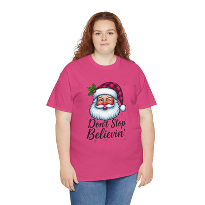 Santa Believin' Pink Holiday Tee