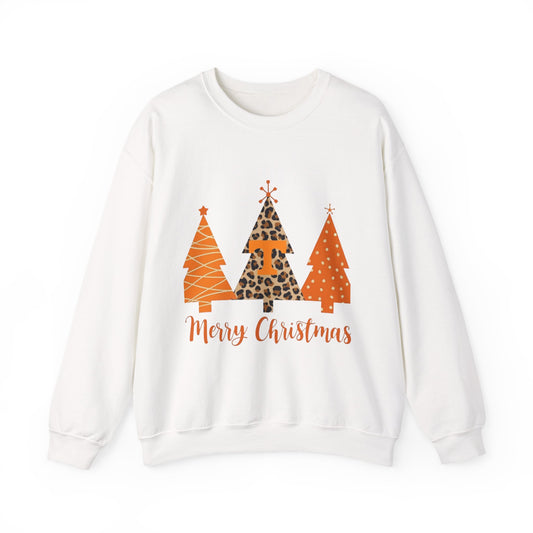 Orange Christmas Tree Sweatshirt