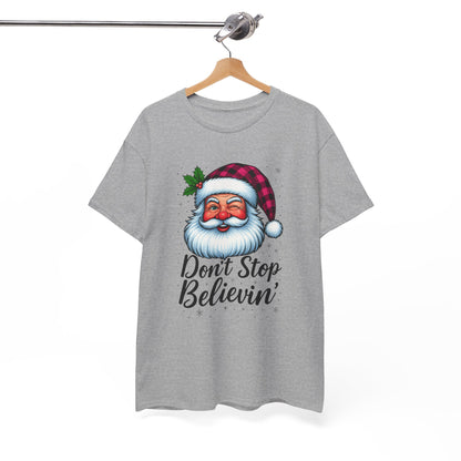 Santa Believin' Pink Holiday Tee