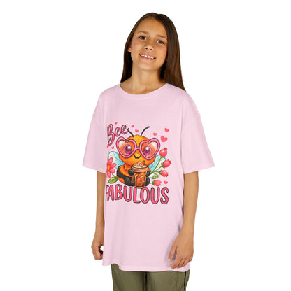 Bee Fabulous Kids Tee | Cute Kids T-Shirt, Birthday Gift, Summer Wear, Flower Lover Tee, Kids Fashion