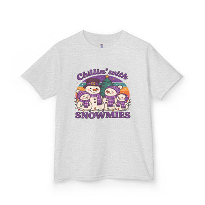 Kids Snowman Tee, Fun Winter T-Shirt, Holiday Gift for Kids, Christmas Apparel, Cute Snowmies Design, Cozy Cotton Tee