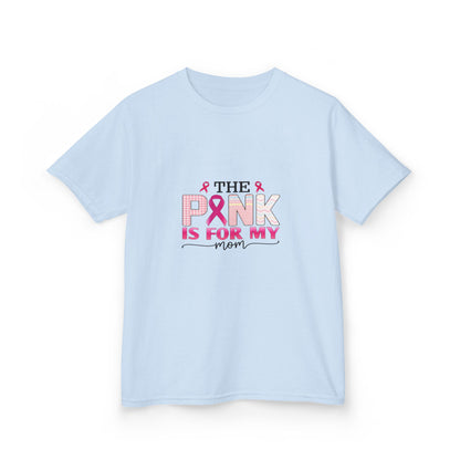 Pink Ribbon Mom Dinosaur Tee - Breast Cancer Awareness