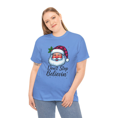 Santa Believin' Pink Holiday Tee